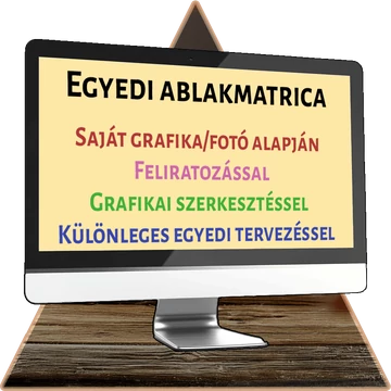 Egyedi Ablakmatrica [több méretben]