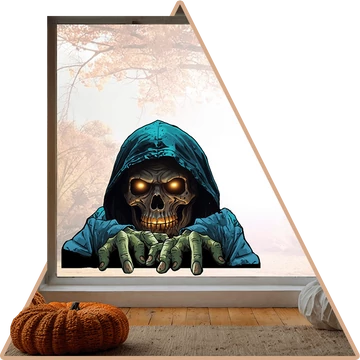 Glowing Horror Ablakmatrica [több méretben]