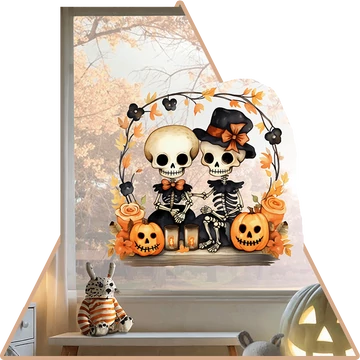 Hűha Halloween Ablakmatrica [több méretben]