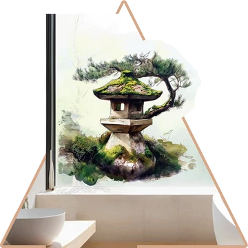 Ébredő Zen Ablakmatrica [több méretben]