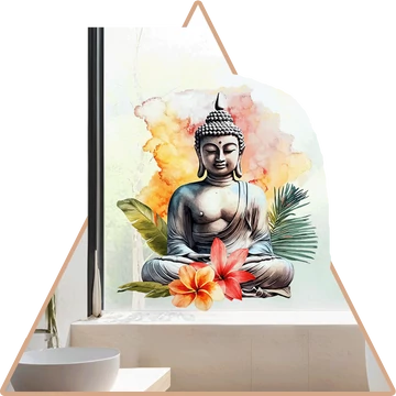 Válaszd ki - Buddha Békéje Ablakmatrica [több méretben]