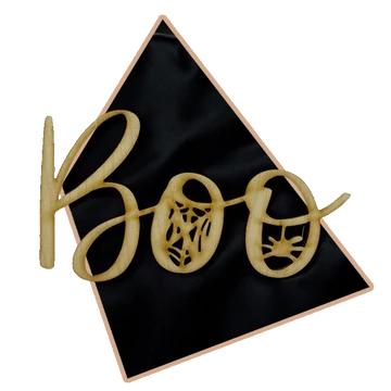 Boo felirat 10 cm