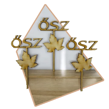 3 db-os Beszúrós Leveles Ősz felirat
