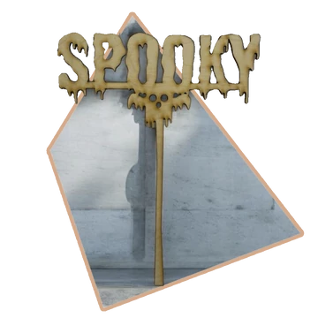Beszúrós Spooky felirat 25 cm