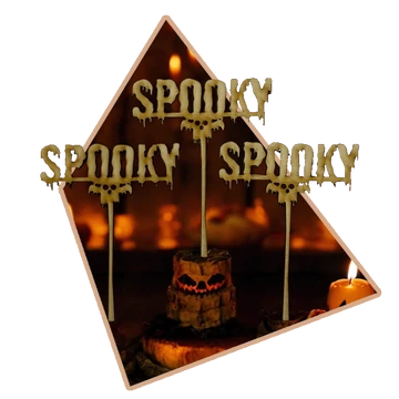 3 db-os Beszúrós Spooky felirat