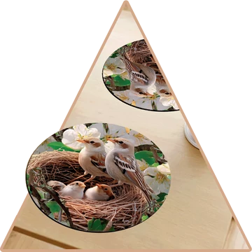 Lombkorona Meséje Tányéralátét
