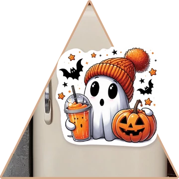 Cute Boo Hűtőmágnes [több méretben]