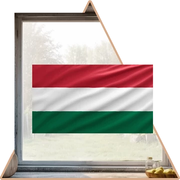 Nemzeti Lobogó | Legendás Magyarország Ablakmatrica [több méretben]