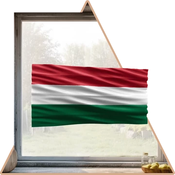 Feszes Lobogó | Legendás Magyarország Ablakmatrica [több méretben]