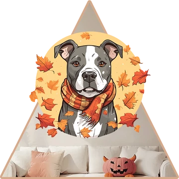 Amerikai Staffordshire Terrier (szürke)