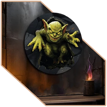 Goblin Érkezik 3D falikép