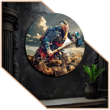 Viking Lépték 3D falikép