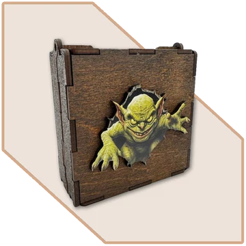 Goblin Érkezik – Stílusos Kockatartó doboz