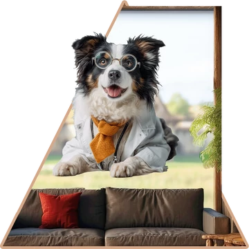 KutyaÉlet - Border Collie Ablakmatrica [több méretben]