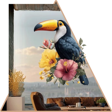 Tukán Tropicana Ablakmatrica [több méretben]