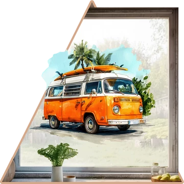 BeachTrip Ablakmatrica [több méretben]