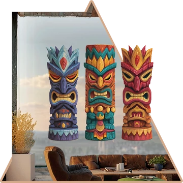 Tiki Trio Ablakmatrica szett [több méretben]
