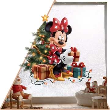Minnie Karácsonya Ablakmatrica [több méretben]