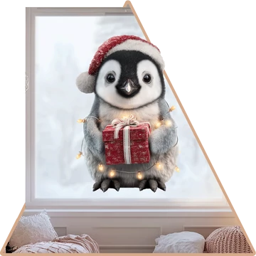 Pingu Ünnepe Ablakmatrica [több méretben]