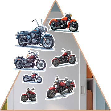  Szélsebes Motorok Varázsmatrica Szett [S-méret]