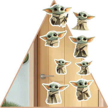 Baby Yoda Varázsmatrica Szett [több méretben]