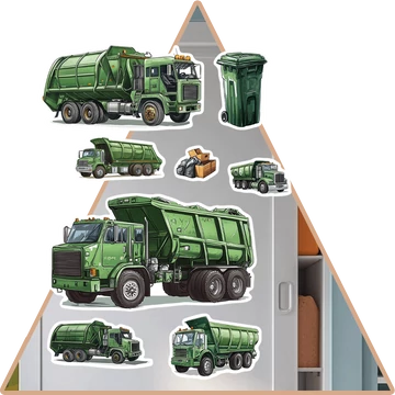 Zöldjárat Kukás Kaland Varázsmatrica Szett [több méretben]