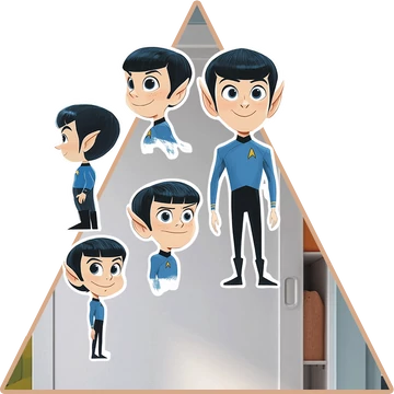 Spock Kapitány Varázsmatrica Szett [több méretben]