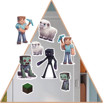 Minecraft Varázsmatrica Szett [több méretben]
