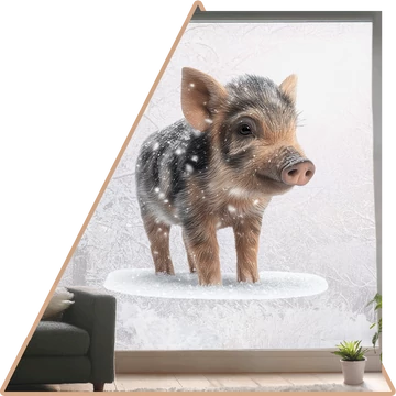 Fagyos Reggel Ablakmatrica [több méretben]