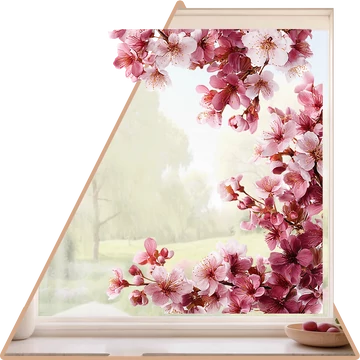 Pink Blossom Ablakmatrica [több méretben]