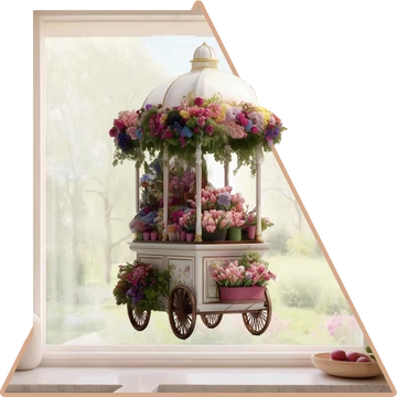 Válaszd ki - Bloom Bazaar Ablakmatrica [több méretben]