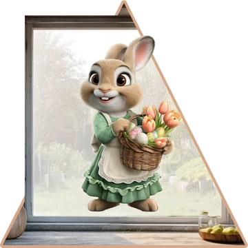 Tulipános Tavasz Ablakmatrica [több méretben]
