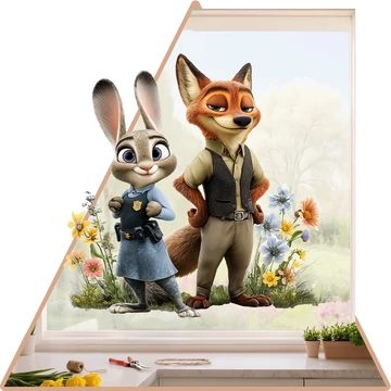 Válaszd ki - Zootropolis Tavaszi Bevetés Ablakmatrica [több méretben]