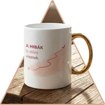 Hibák Motivációs Prémium Arany Bögre