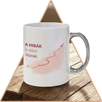 Hibák Motivációs Prémium Ezüst Bögre