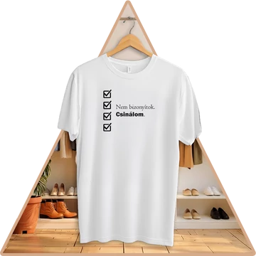 Tettek beszélnek Basic Póló (női / fehér)