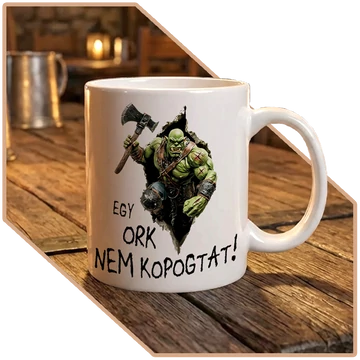 Egy Ork Nem Kér Kétszer Basic Bögre