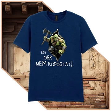 Egy Ork Nem Kér Kétszer Basic Póló (női / tengerészkék) [L-méret]