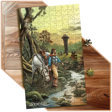 Átkelés a Druida Toronynál | SzendreiArt sorozat Praktikus Puzzle