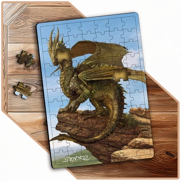 Sárkány – A Sziklák Ura | SzendreiArt sorozat Stílusos Puzzle