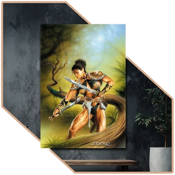 Amazon – A Vadon Fegyelme | SzendreiArt sorozat Praktikus Vászonkép [M-méret | 60x40 cm]