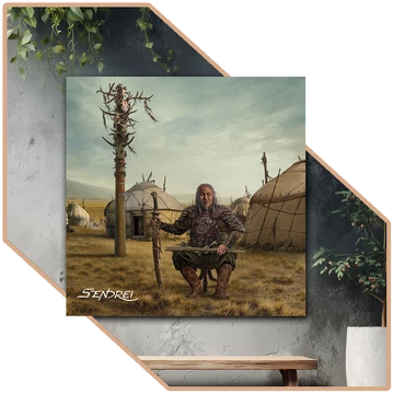 Nomád Vezér Magánya | SzendreiArt sorozat Praktikus Vászonkép [L-méret | 50x50 cm]