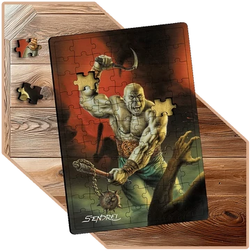 Skandar Graun – Vérkáosz & No Comment | SzendreiArt sorozat Stílusos Puzzle