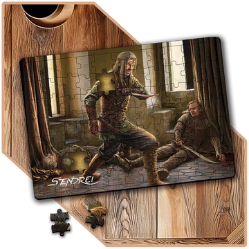 Suttogó Pengék Hercege | SzendreiArt sorozat Stílusos Puzzle