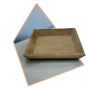 20x20 Natúr Fa tálca
