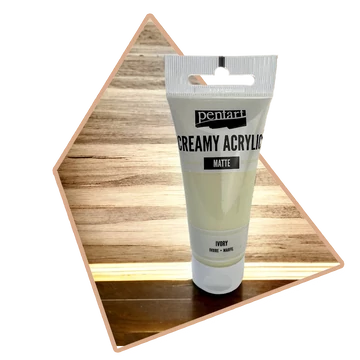 Matt Elefántcsont Krémes Akrilfesték 60ml