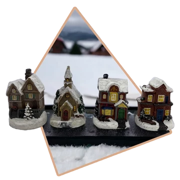Színes TOY SHOP - LED-es Házikó csomag