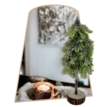 41 cm Mű Dekorációs Fenyő