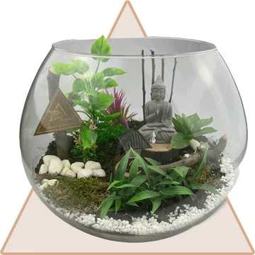 "ZenGarden" Gondozásmentes Florárium