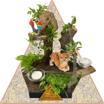 "Jungle Design" Gyertyatartó
